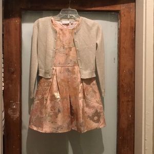 Dress with cardigan